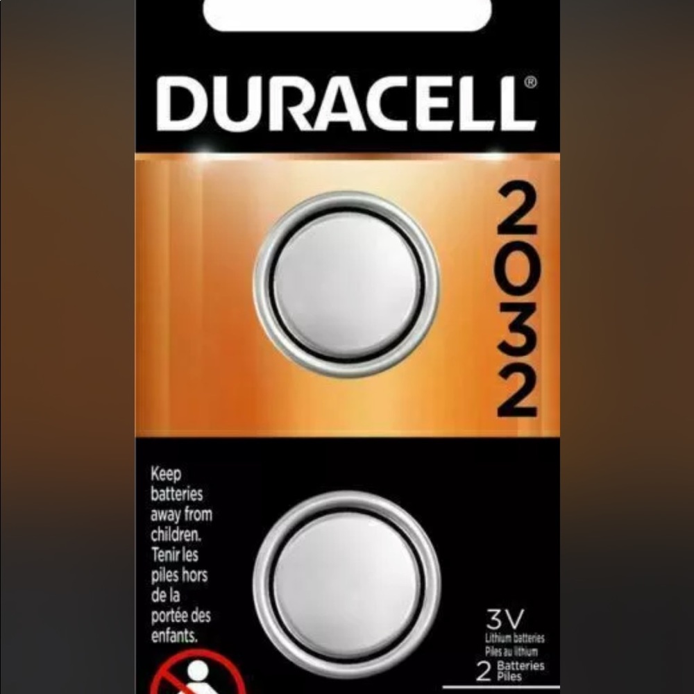 Duracell DURDL2032B2PK 3V Lithium Coin Cell Battery - 2 Pack